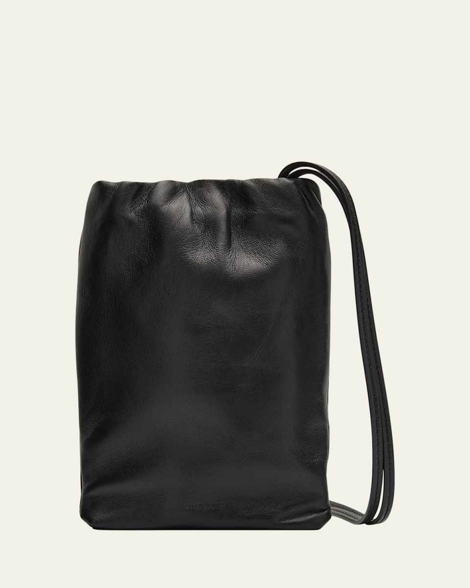 Bourse Phone Case in Silk Leather